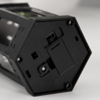 Ночник "Фонарь со свечей" LED от батареек 3хLR44 черный 6,3х5,5х11,5 см RISALUX