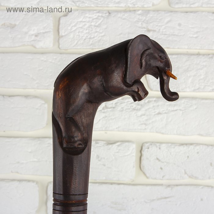 Сувенир дерево трость "Слон" 93х11х4 см