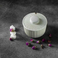 Сахарница &laquo;Вязание&raquo; 450 мл, цвет белый