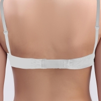 Застёжка-удлинитель для бюстгальтера, 3 ряда 2 крючка, 3,2 &times; 10,5 см, 5 шт, цвет белый