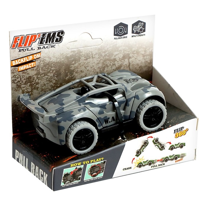 Машина инерционная &laquo;Переворот&raquo;, переворачивается при ударе, МИКС