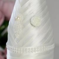 Украшение для шампанского "Мирэль", айвори Украшение для шампанского "Мирэль", айвори