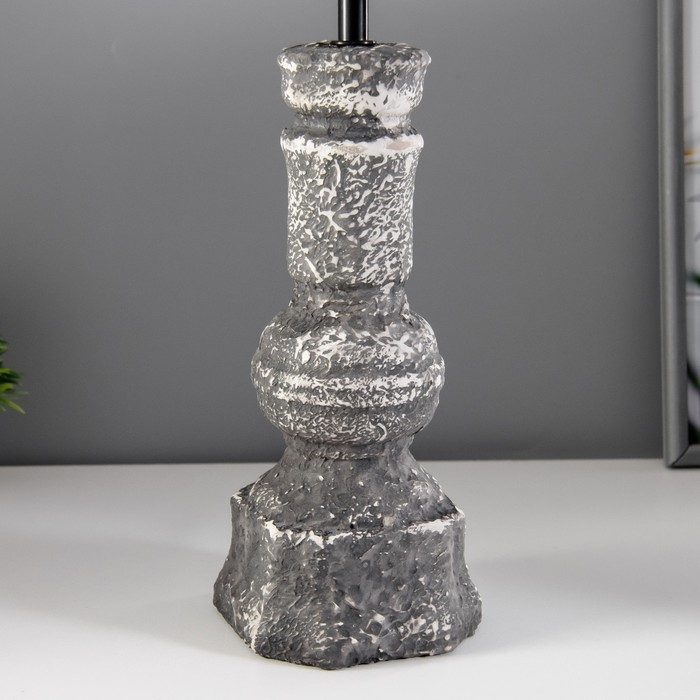 Настольная лампа Настольная лампа "Стелла" Е14 40Вт серый 22,5х22,5х45см RISALUX