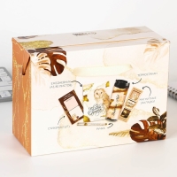 Подарочный набор &laquo;Золотому учителю&raquo;: ежедневник А5, 80 листов, ручка, стикеры, термостакан 350 мл и магнитные закладки