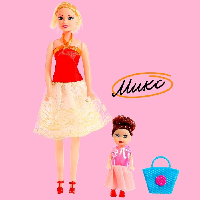 Кукла-модель &laquo;Оля&raquo; с дочкой, с аксессуарами, МИКС