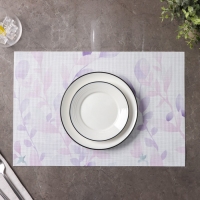 Салфетки сервировочные на стол Доляна &laquo;Акварель&raquo;, 4 шт, 45&times;30 см