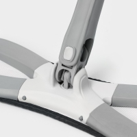 Швабра с отжимом Twist Raccoon, насадка из микрофибры 36&times;14 см, стальная нержавеющая ручка 125 см