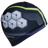 Шапочка для плавания взрослая ONLYTOP, тканевая, обхват 54-60 см