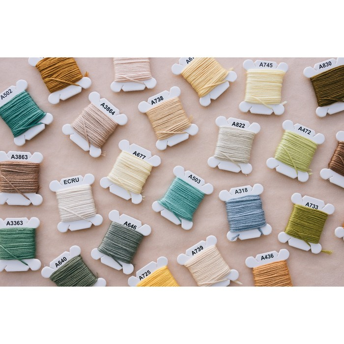 Набор ниток мулине &laquo;Ассорти&raquo;, 4 &plusmn; 0,3 м, 80 шт