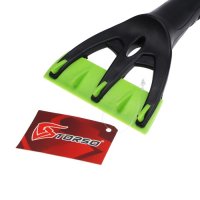 Щетка сметка TORSO, 60 см, со скребком, усиленная, МИКС