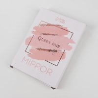 Зеркало настольное, двустороннее, с увеличением, d зеркальной поверхности 9,7 см, цвет серебристый Зеркало настольное, двустороннее, с увеличением, d зеркальной поверхности 9,7 см, цвет серебристый