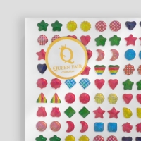 Серьги &laquo;Наклейки&raquo; ассорти, цвет МИКС