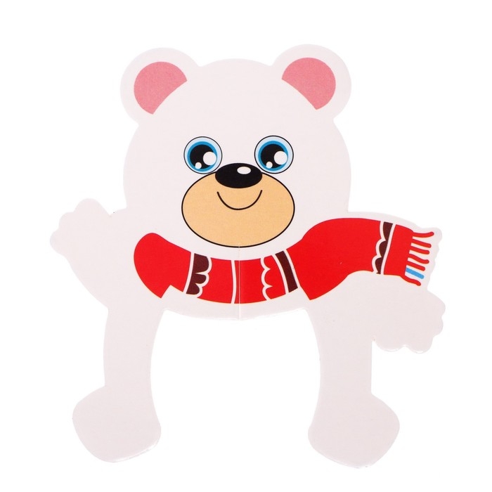 Набор для опытов «Снежный вулкан», белый медведь, в пакете Набор для опытов «Снежный вулкан», белый медведь, в пакете