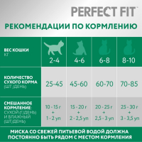 Сухой корм Perfect Fit для стерилизованных кошек, курица, 650 г