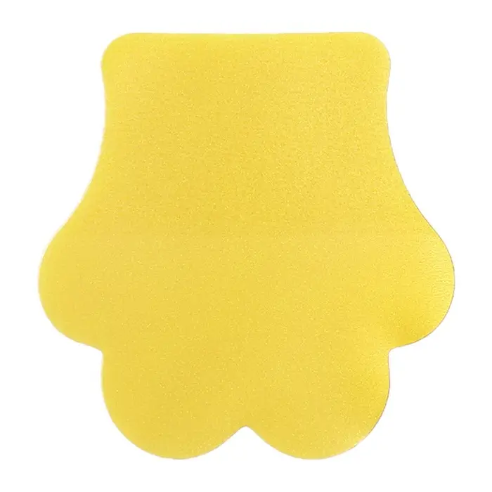 Блок-закладка с липким краем пластик Лапка 50л, желтый, 45мм х 45мм  CALLIGRATA