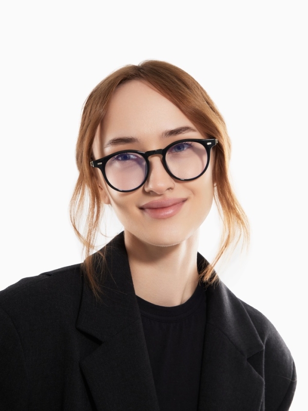 Очки компьютерные антиблик дужка 14.5 см, ширина 10.6 см, линза 4.6&times;4.5 см