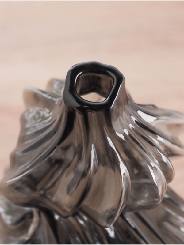 Ваза стекло настольная "Одри" d-2.5 см, h-26х12,5 см