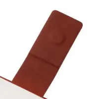 Ежедневник недатированный формат А5, с хлястиком, 128л, линия, пвх, Коричневый