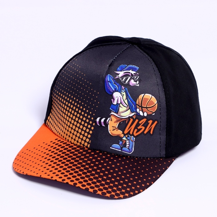 Кепка детская для мальчика &laquo;Изи&raquo;, цвет чёрный, р-р 54