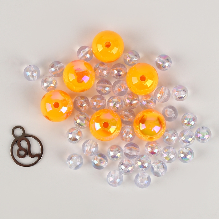 Мягкая игрушка &mdash; Зодиак &laquo;Создай своё украшение. Лев&raquo;, с кулоном