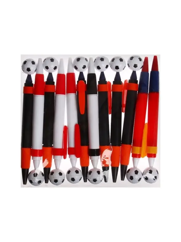 Ручка - прикол шариковая Calligrata &laquo;Футбольный мяч&raquo;, МИКС