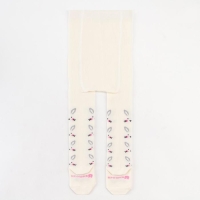 Колготки Крошка Я &laquo;Зайчики&raquo;, цвет молочный, рост 86-92 см