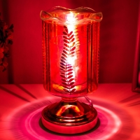 Аромасветильник сенсорный "Листья" G9 35Вт золото 10,5х10,5х20 см RISALUX Аромасветильник сенсорный "Листья" G9 35Вт золото 10,5х10,5х20 см RISALUX