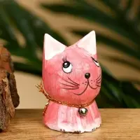 Набор сувенирный "Милые котята" дерево Албезия (4 штуки), 6 см