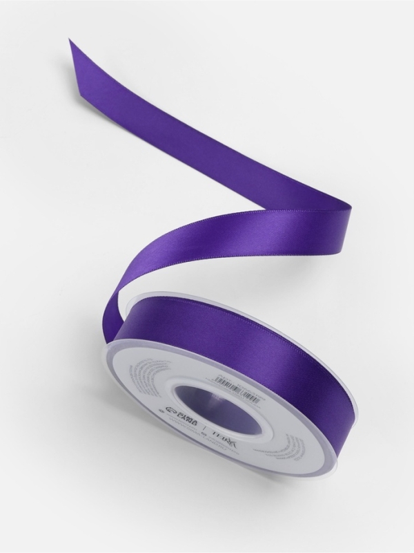 Лента атласная двухсторонняя №0470 20мм*25&plusmn;1м фиолетовый TR