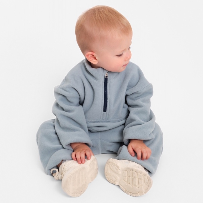 Костюм флисовый детский (джемпер и брюки) MINAKU цвет серый, рост 86-92 см Костюм флисовый детский (джемпер и брюки) MINAKU цвет серый, рост 86-92 см