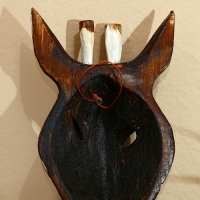 Маска "Зебра" албезия 19х9х4 см