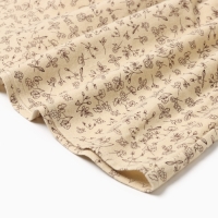 Платье для девочки MINAKU: Cotton collection цвет бежевый, рост 104 см