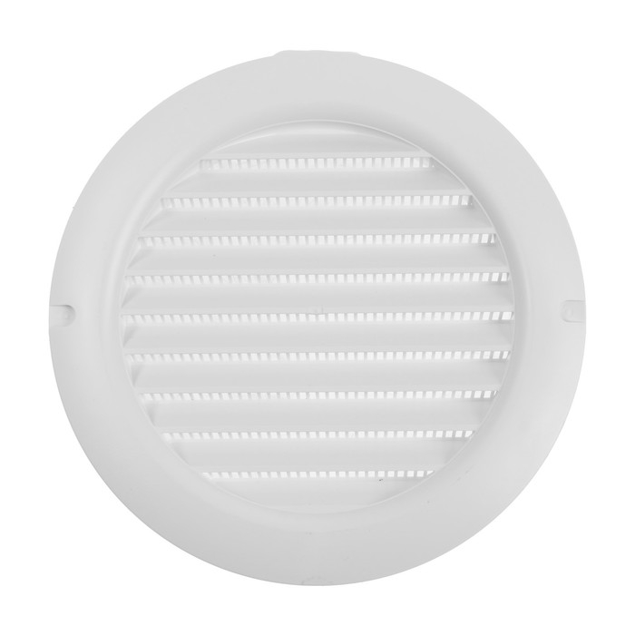 Решетка вентиляционная ZEIN, d=150 мм, круглая, с сеткой, с фланцем, неразъемная