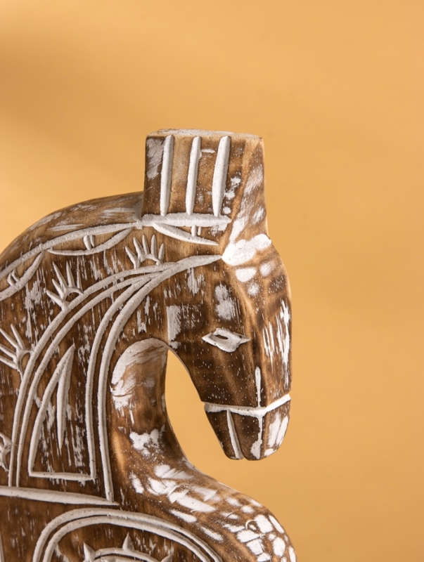 Сувенир &laquo;Конь&raquo;, 25&times;10&times;37 см, дерево, коричневый