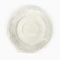 Тарелка одноразовая бумажная &laquo;Керамика белая, узоры&raquo;, 18 см