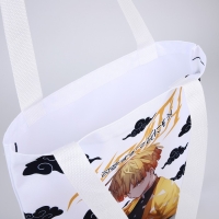 Шопер &laquo;Дзэницу&raquo;, 35х0.5х40 см, отд без молнии, без подклада, белый