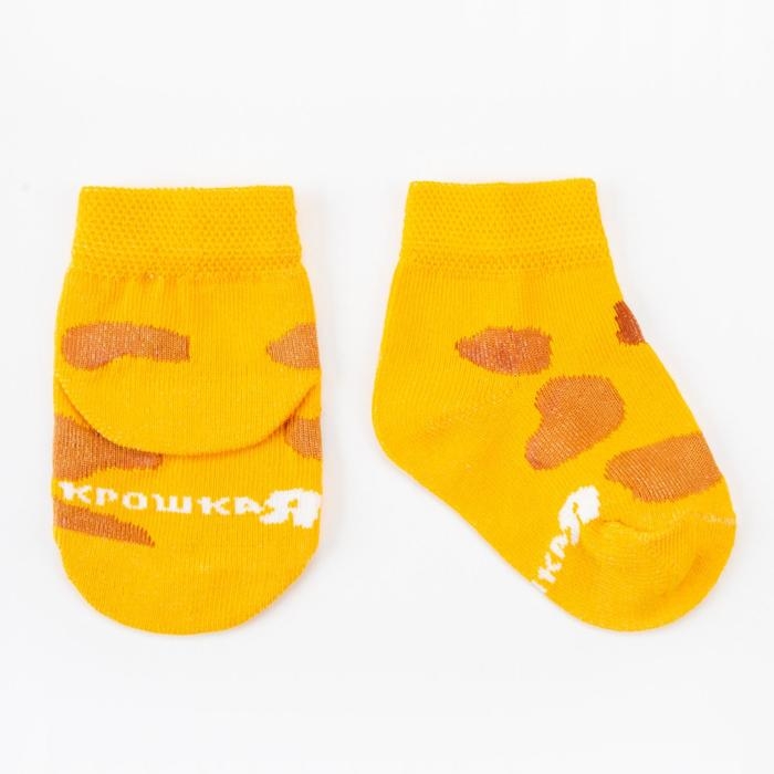 Набор носков Крошка Я «Жираф», 2 пары, 10-12 см Набор носков Крошка Я «Жираф», 2 пары, 10-12 см