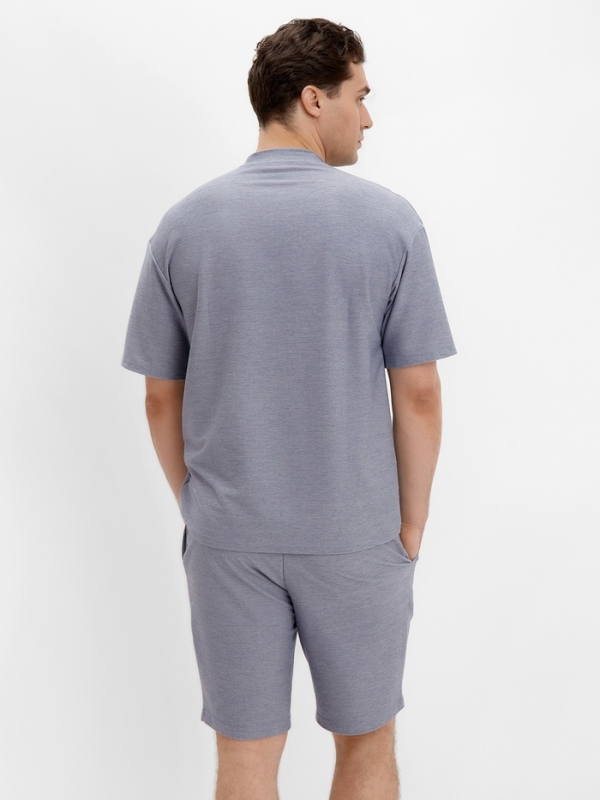 Футболка мужская MINAKU REGULAR: цвет голубой, размер 50 Футболка мужская MINAKU REGULAR: цвет голубой, размер 50