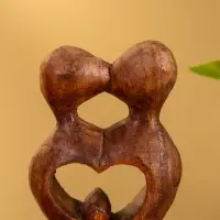 Сувенир дерево "Парочка" 10х5х2 см