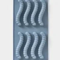 Форма для мармелада "Червячки" 20x10x1,5 см