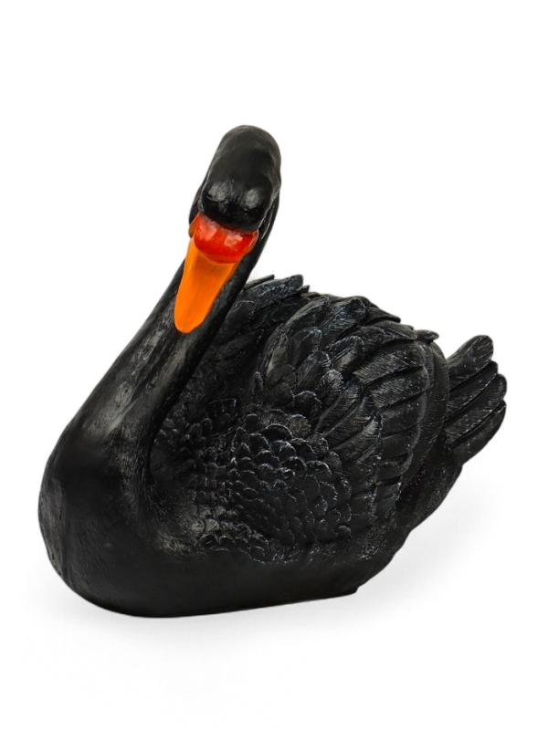 Садовая фигура из полистоуна &laquo;Лебедь&raquo;, 34&times;25&times;40 см