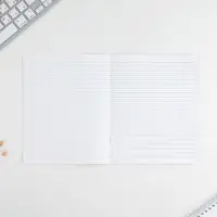 Тетрадь в линейку 12 листов А5, на скрепке &laquo;Футбол&raquo;, обложка мелованный картон, блок №1 белизна 96%, 5 видов МИКС