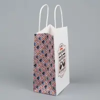 Пакет подарочный крафтовый, упаковка, &laquo;Настоящему мужчине&raquo;, 12 х 21 х 9 см