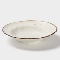 Тарелка глубокая Magistro "Alpine Frost" 23см 23х22,7х5 цвет белый