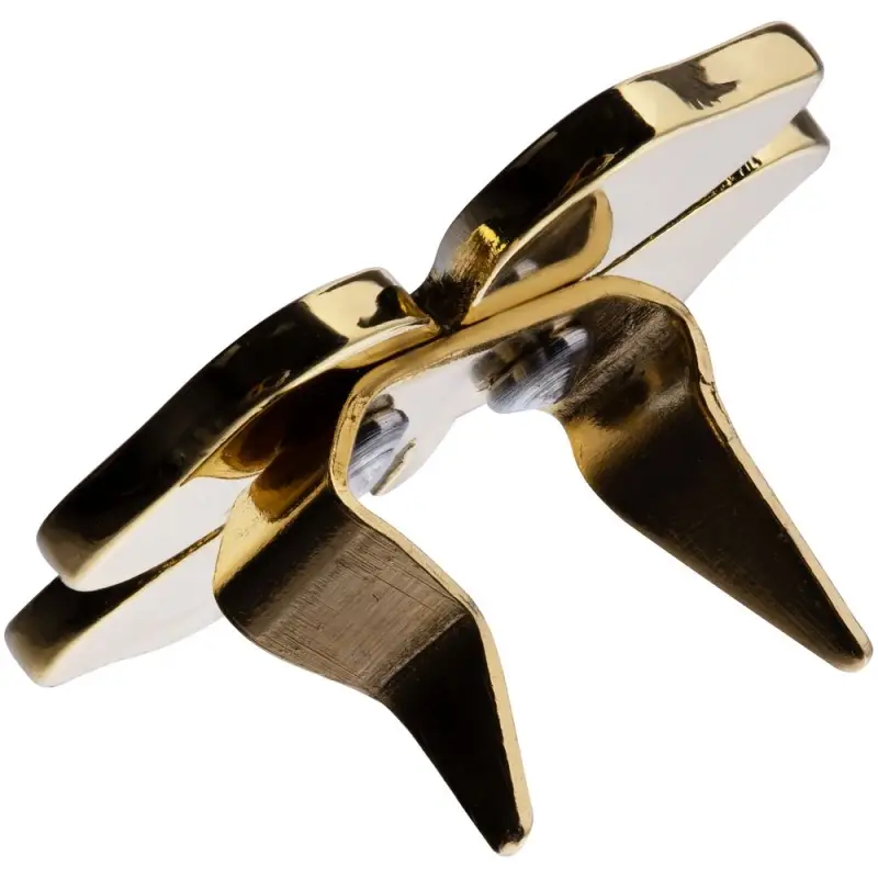 Шильдик &laquo;Счастливый клевер&raquo;, золотистый