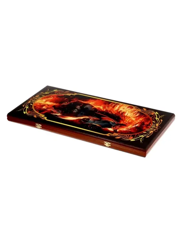 Нарды деревянные Огненная лошадь