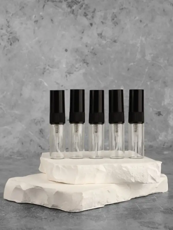 Флакон для парфюма, с распылителем, 3 мл, фасовка &ndash; 5 шт., чёрный