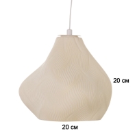 Светильник "Течение" 1х10Вт Е14 провод 2м 20х20х20см