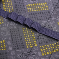 Пенал 1 секция, 90 х 195 х 25 мм, Calligrata "Гейм пиксели", ламинированный картон