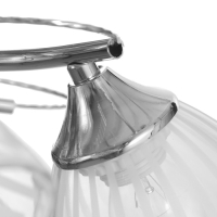 Люстра "Нора" 5х60Вт Е27 Хром 56х56х26см Люстра "Нора" 5х60Вт Е27 Хром 56х56х26см